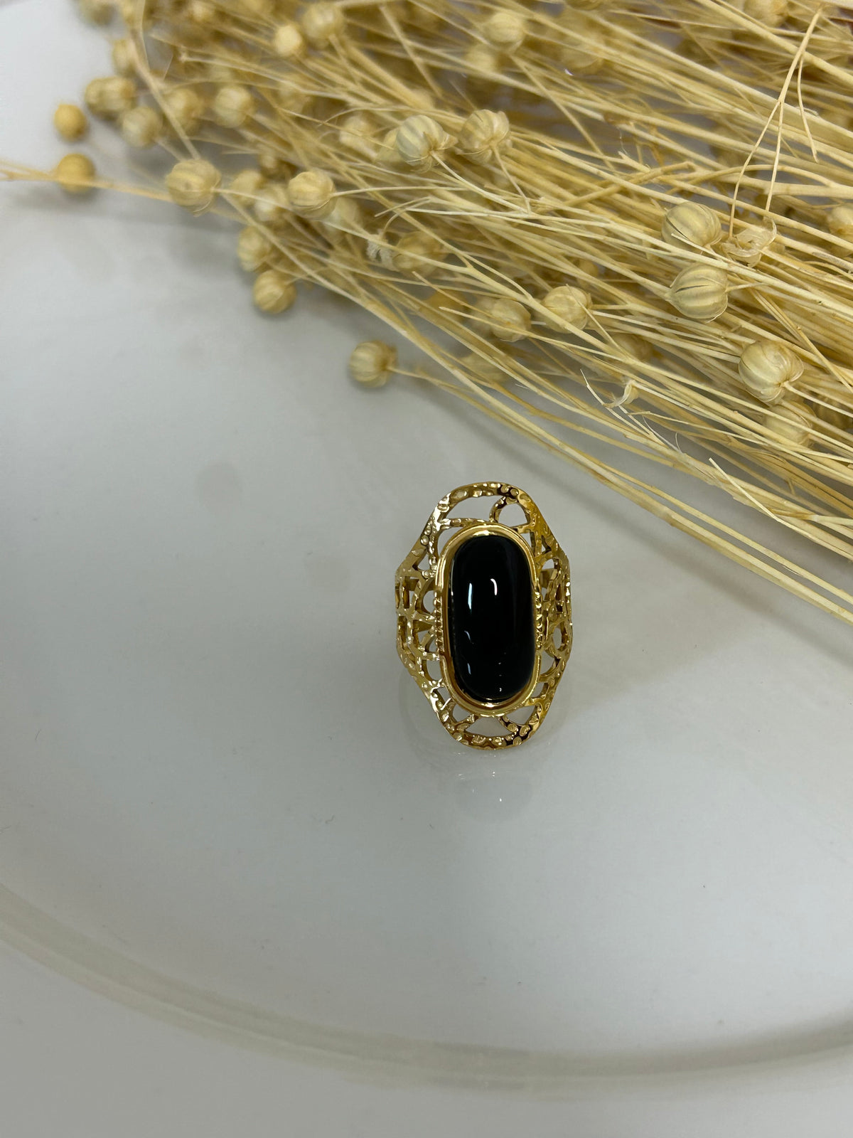 Δαχτυλίδι vintage black