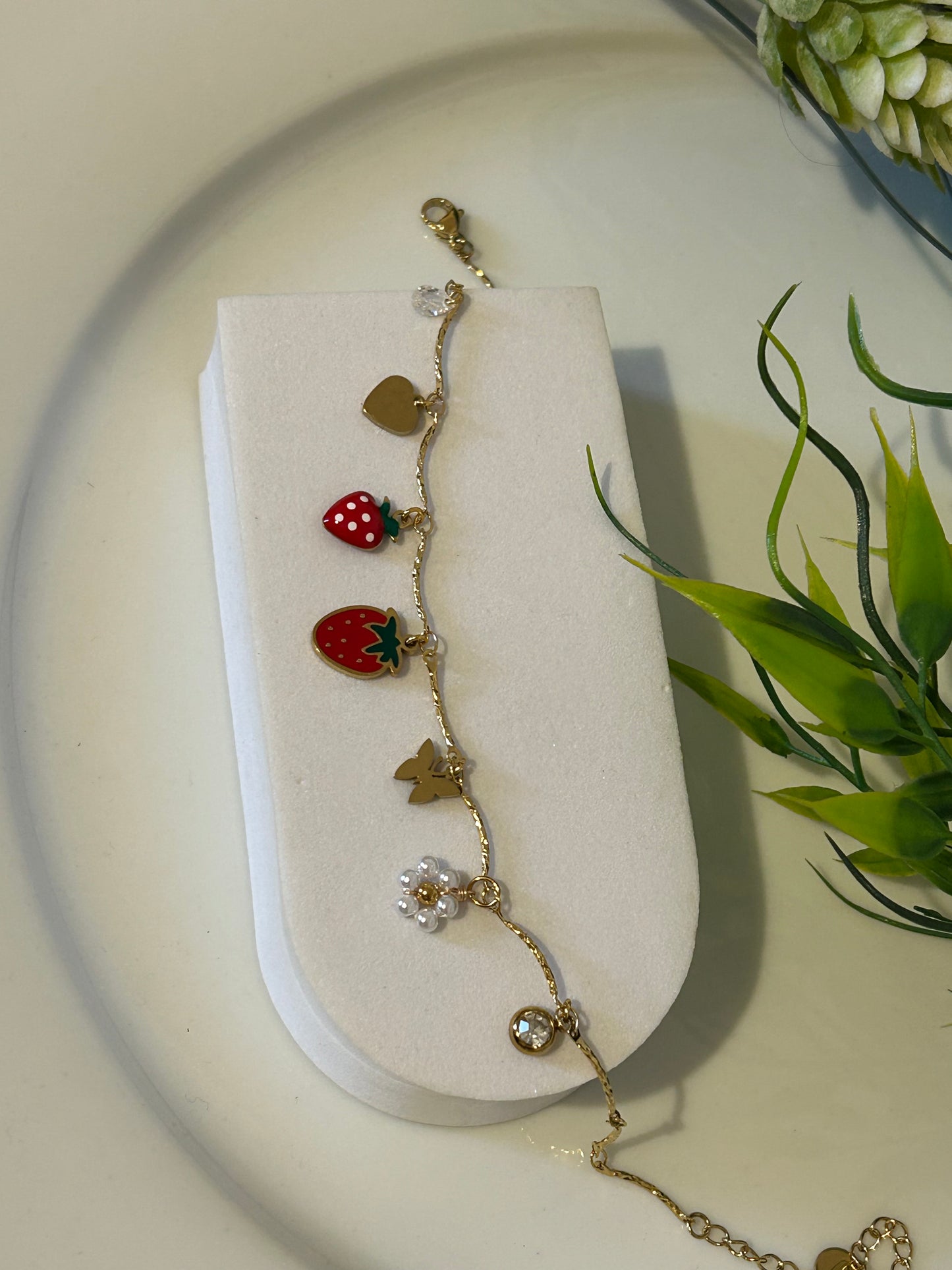 Αλυσίδα για το πόδι strawberry