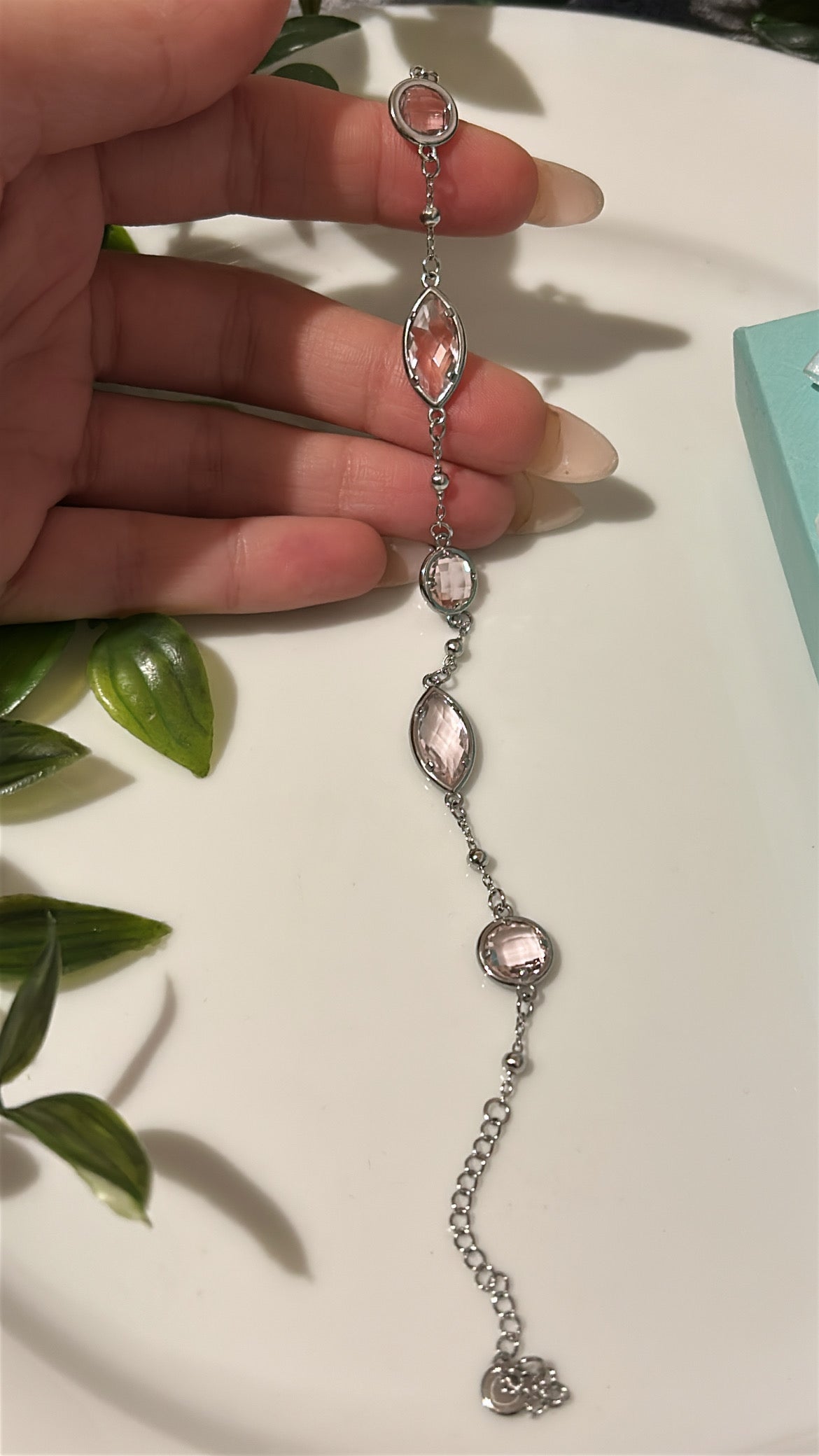 Βραχιόλι με διαμάντια ροζ