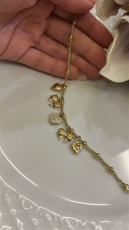 Βραχιόλι αλυσίδα με charms
