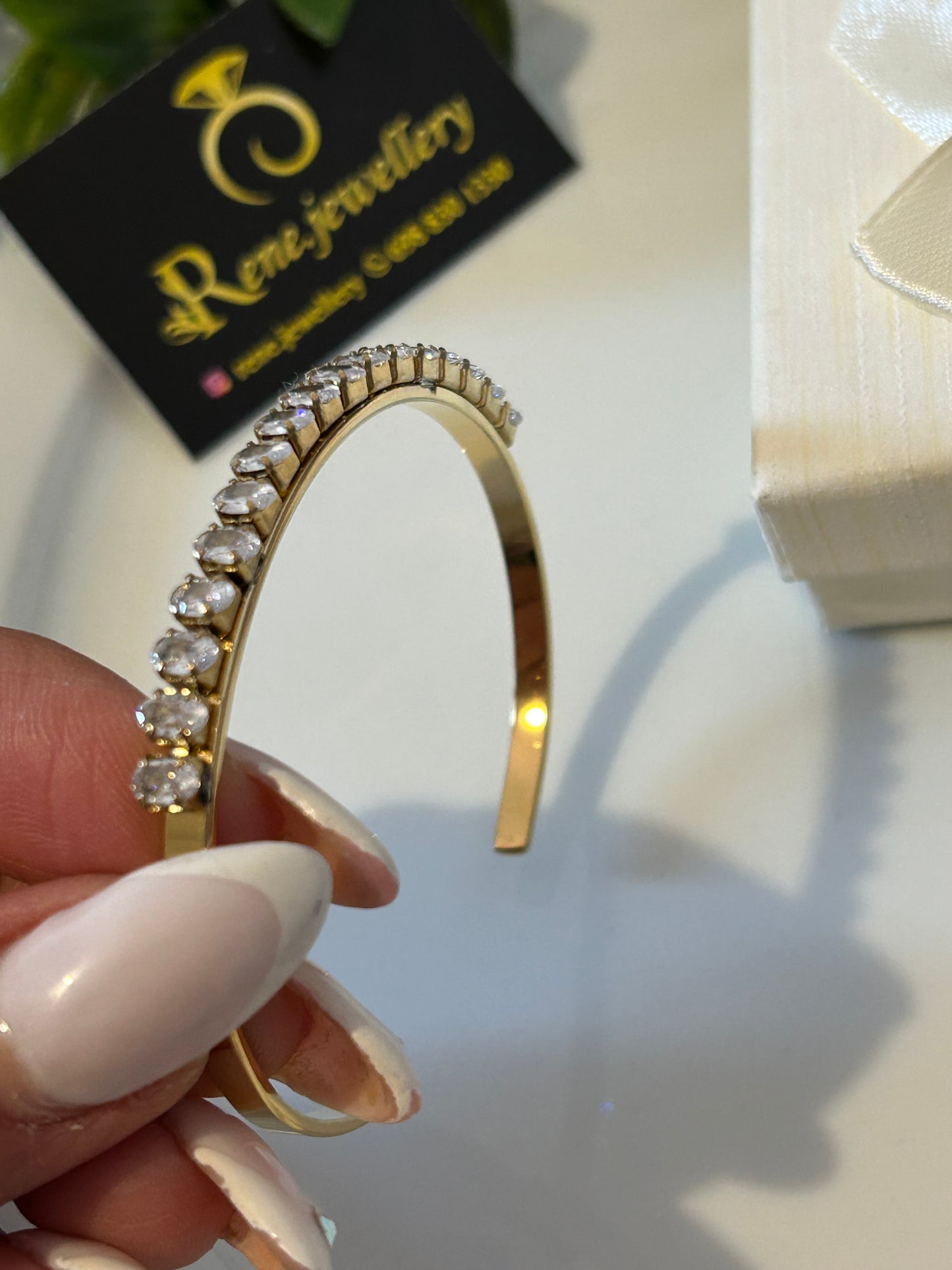 Βέργα με διαμαντάκια