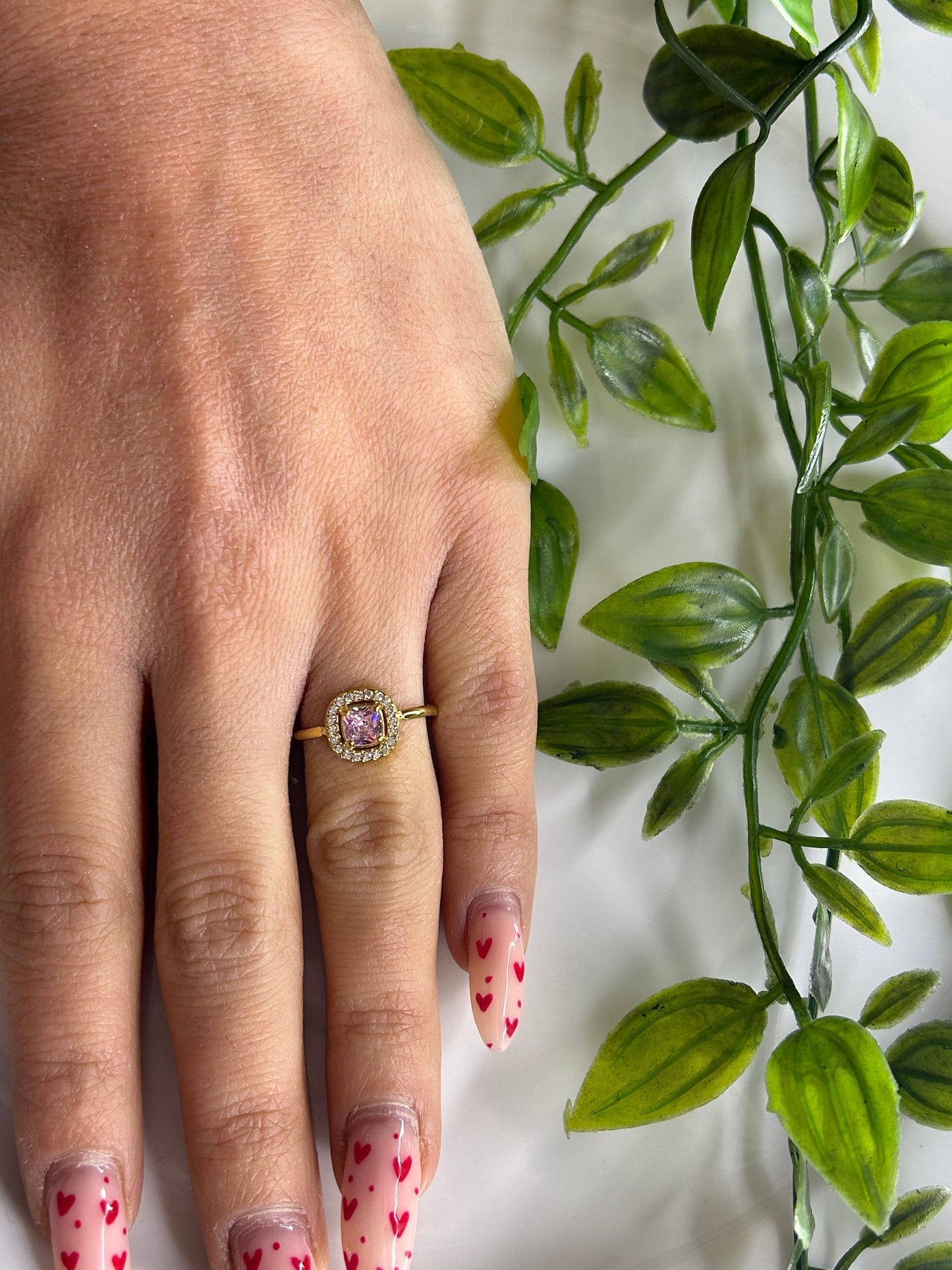 Δαχτυλίδι diamond pink