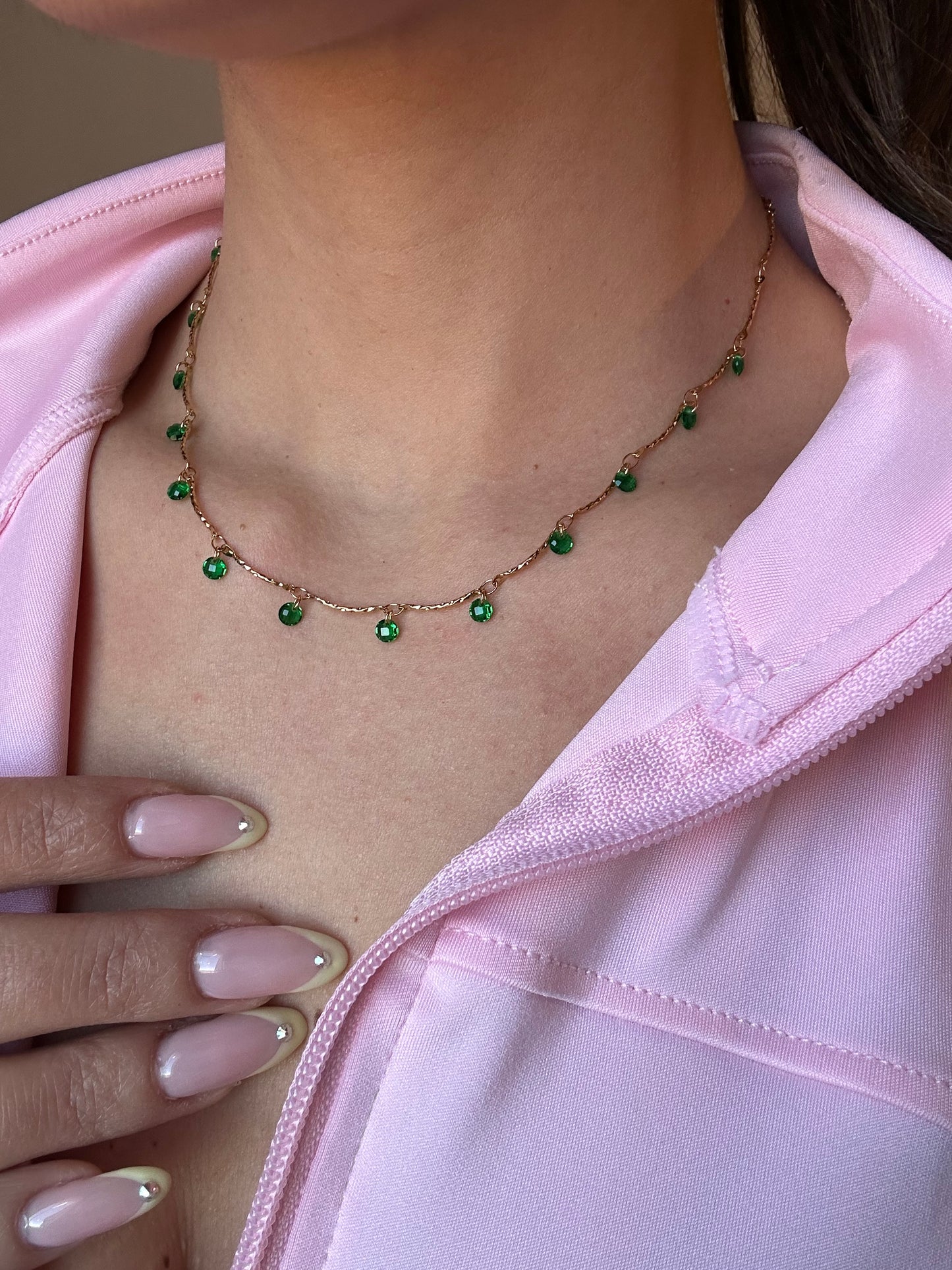 Κολιέ full summer green