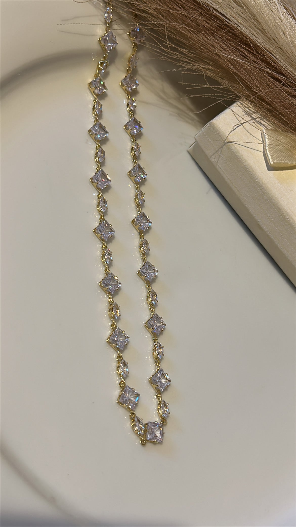 Κολιέ διαμαντάκια