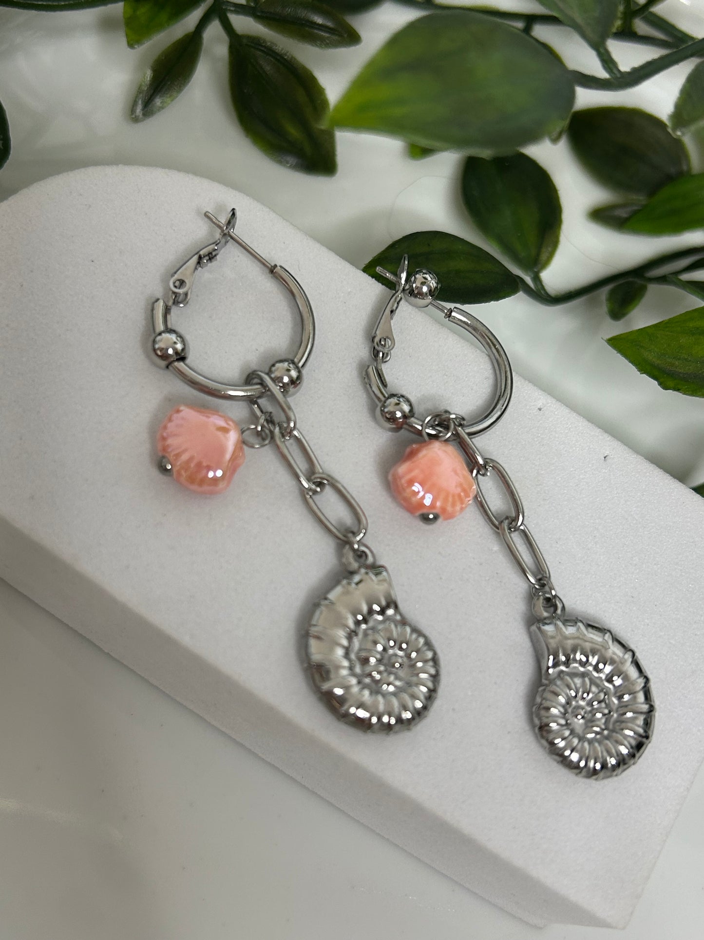 Σκουλαρίκι κρεμαστό με charms