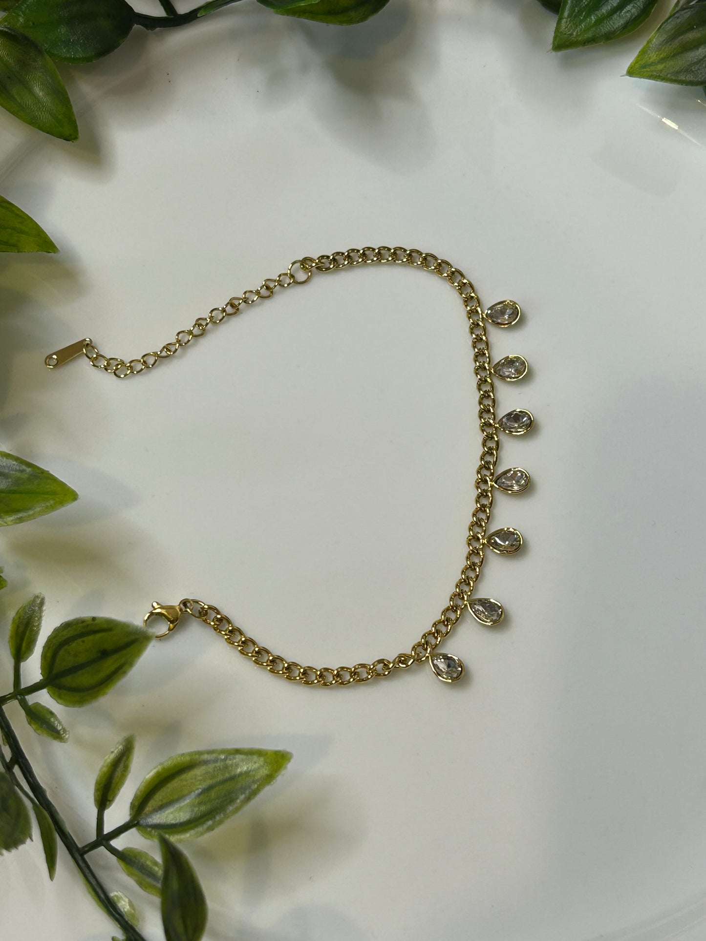 Βραχιόλι full diamond white