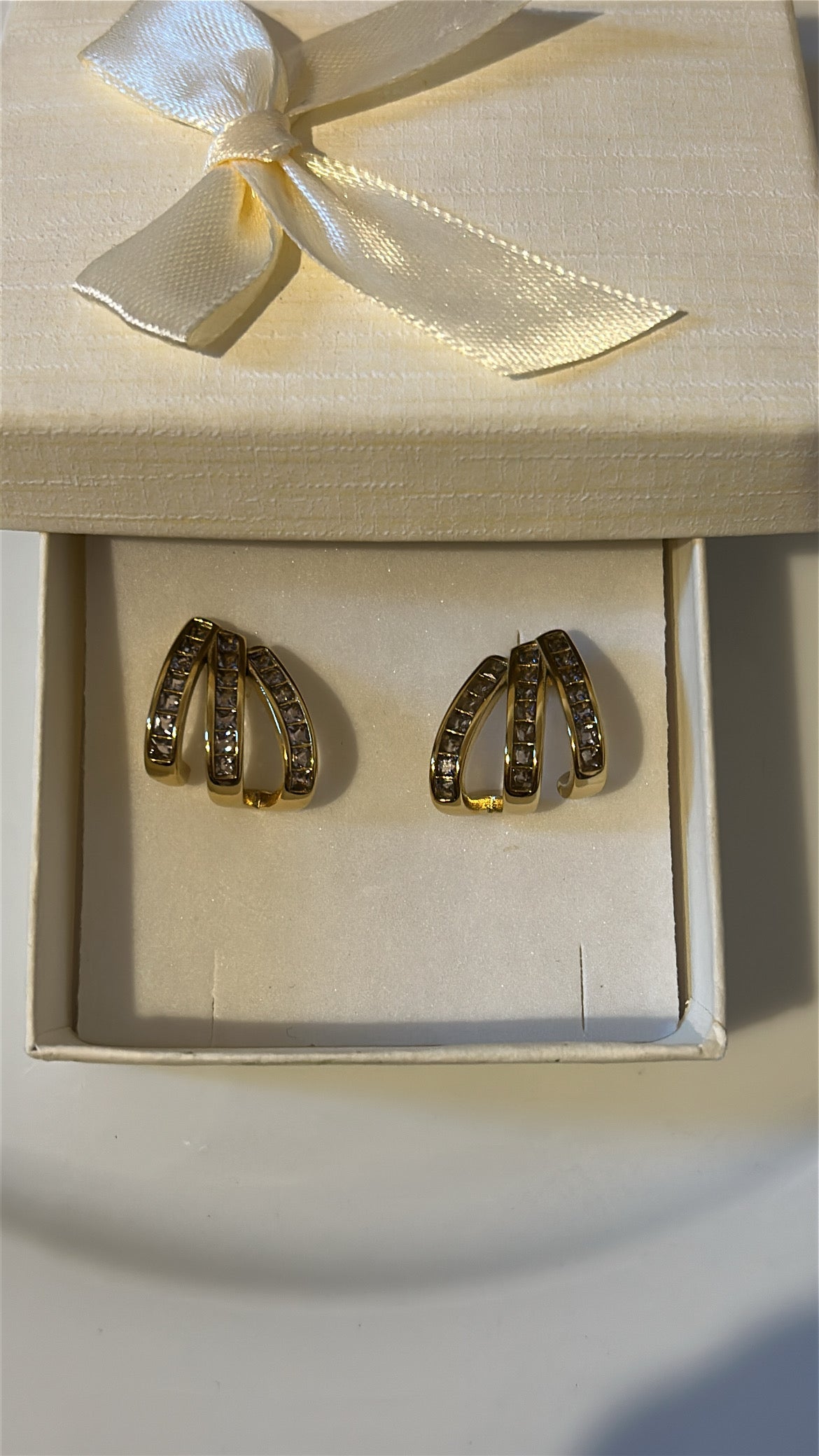 Σκουλαρίκι με διαμάντια λευκά elegant