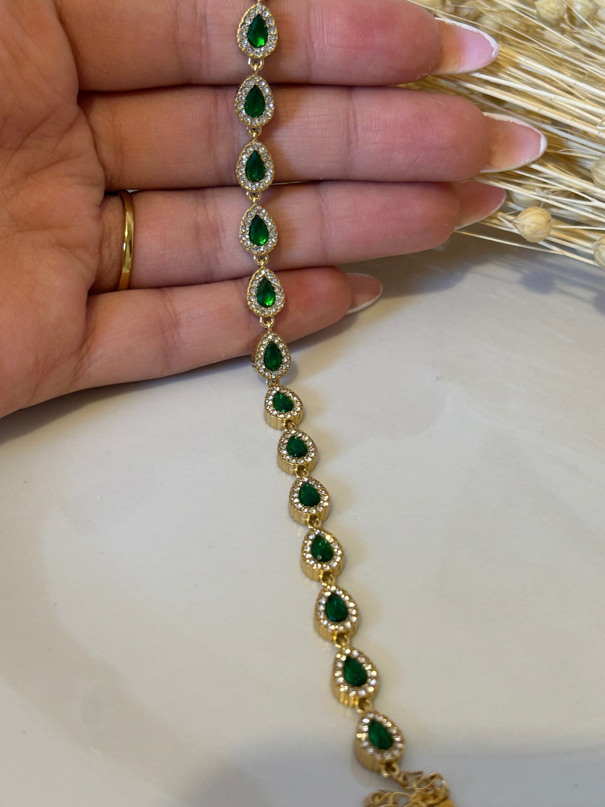 Βραχιόλι green diamond