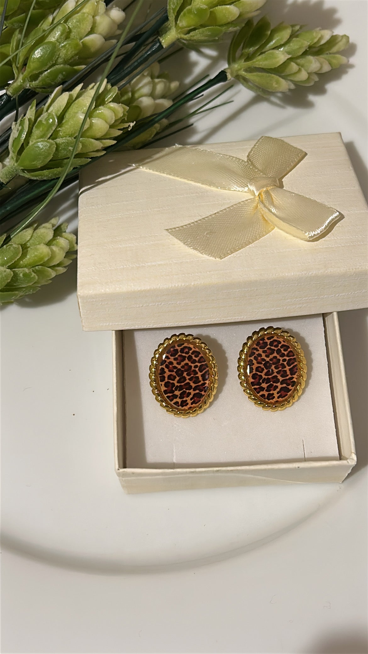 Καρφωτά σκουλαρίκια animal prints