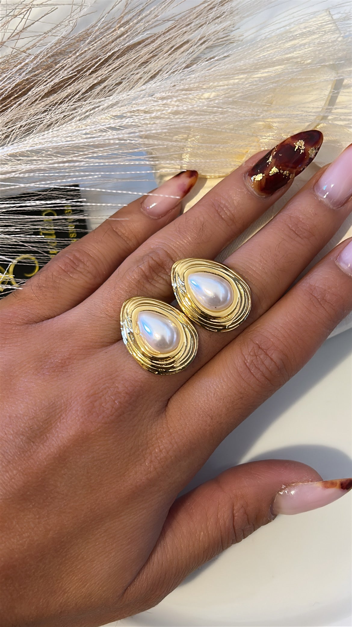 Σκουλαρίκι δάκρυ με Perla