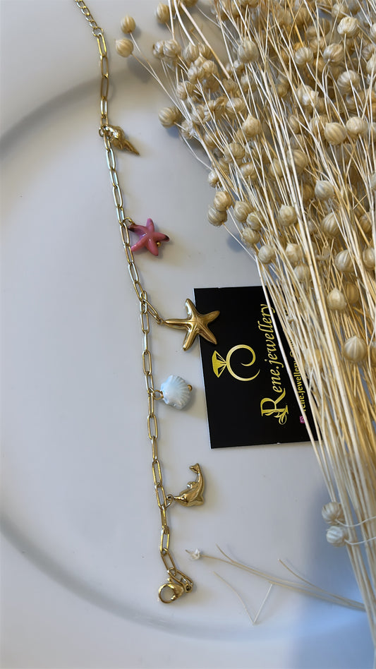 Αλυσίδα για το πόδι με Charms