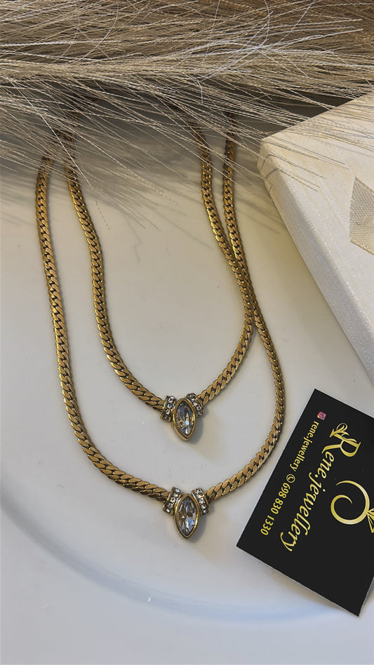 Αλυσίδα λαιμού viral diamond