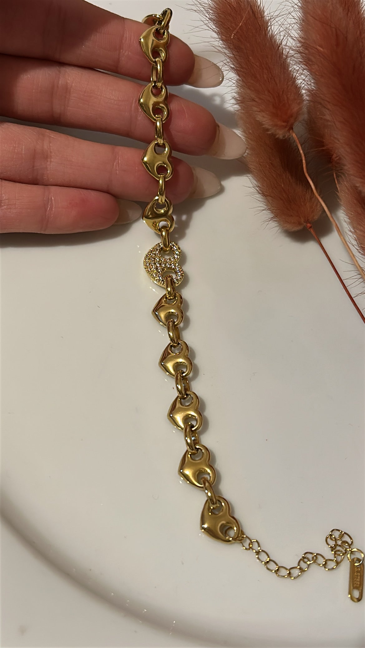 Βραχιόλι καρδιές