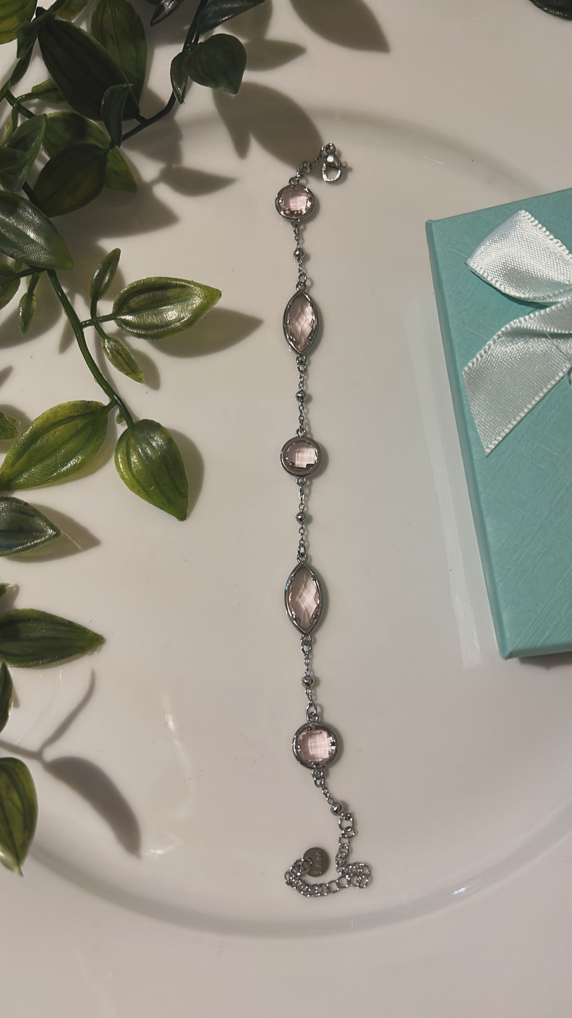 Βραχιόλι με διαμάντια ροζ