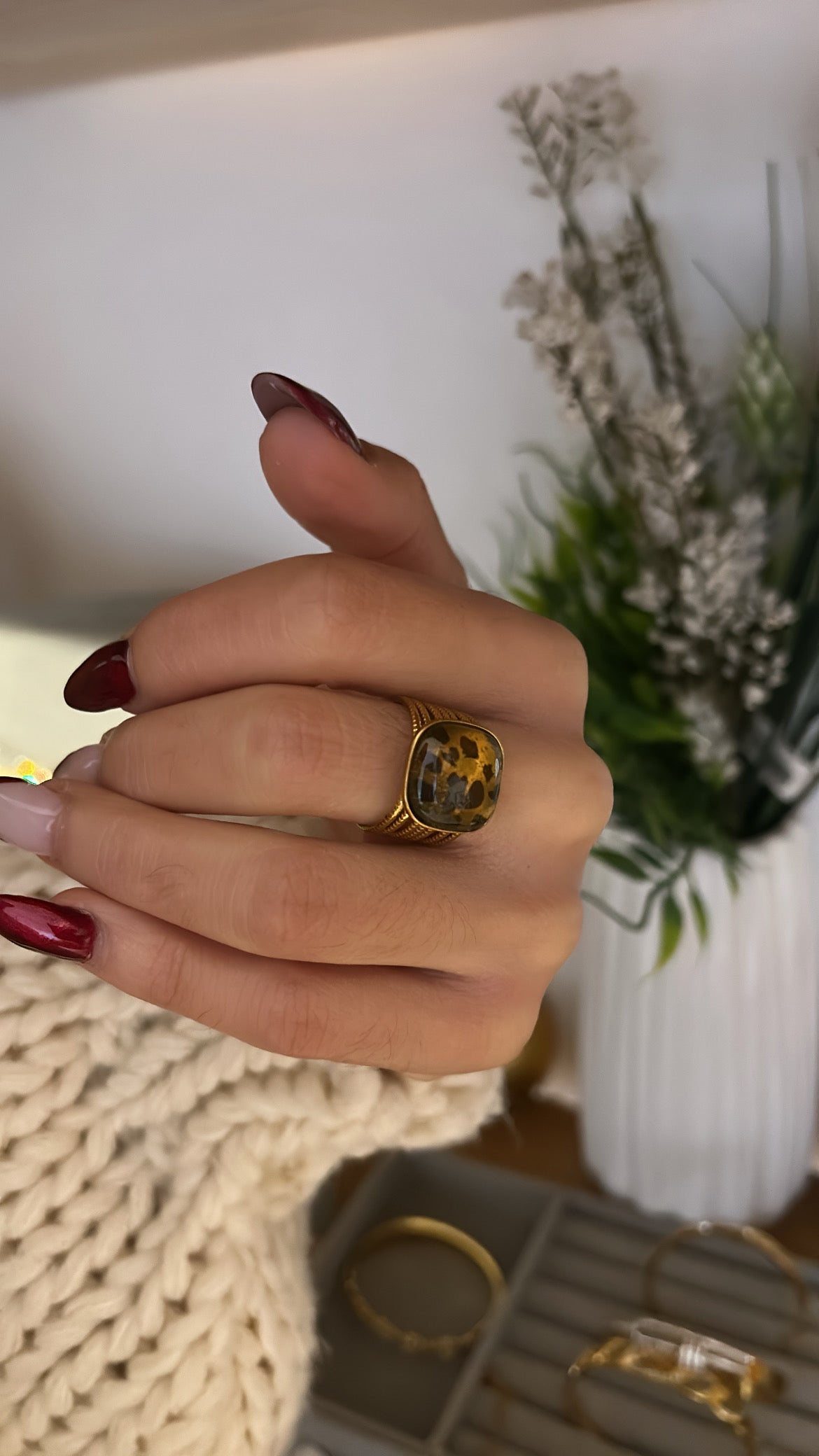 Δαχτυλίδι animal print