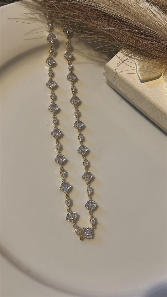 Κολιέ διαμαντάκια