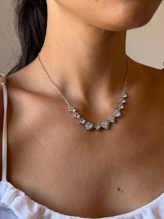 Κολιέ heart diamond