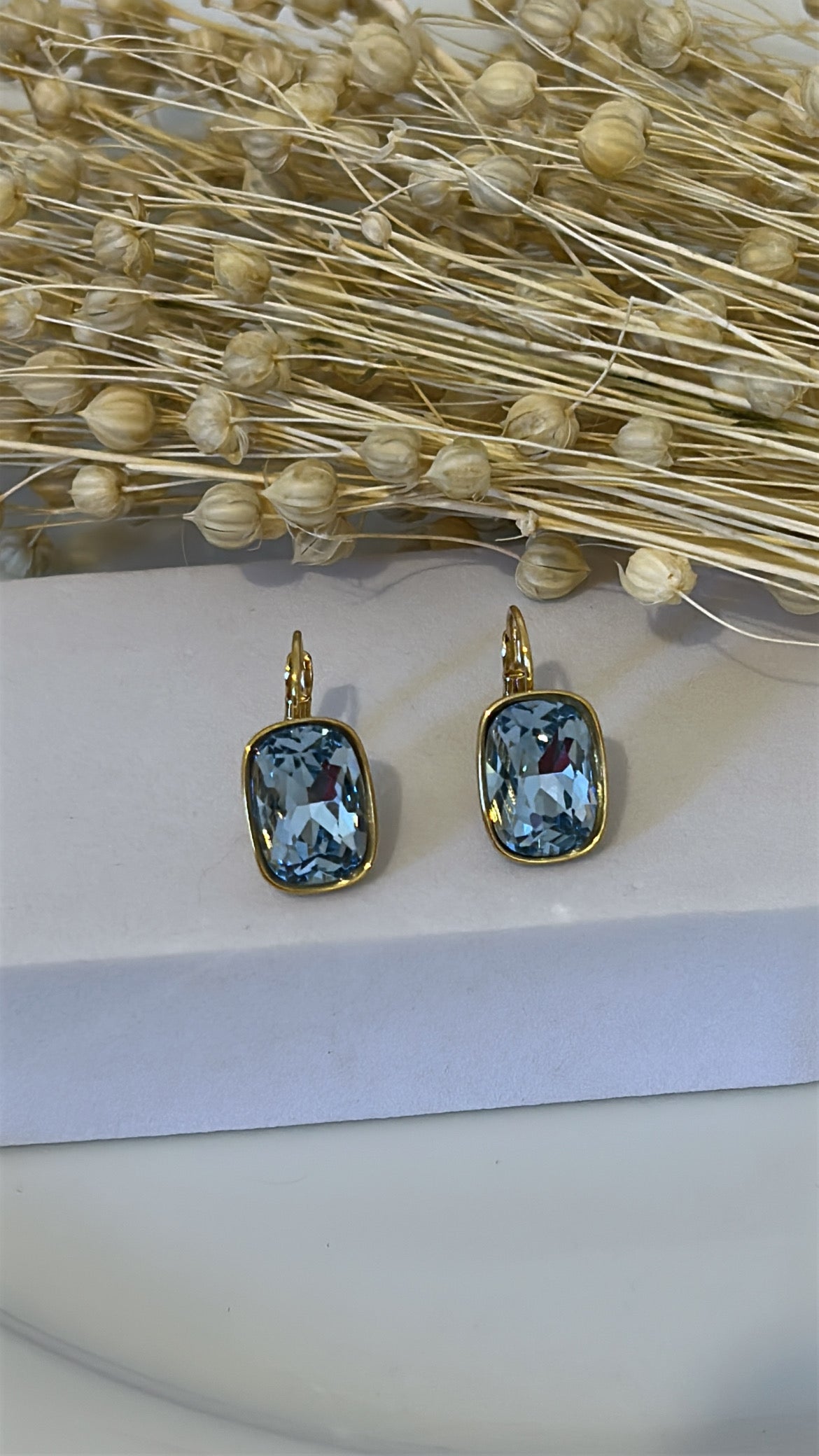 Σκουλαρίκι diamond blue