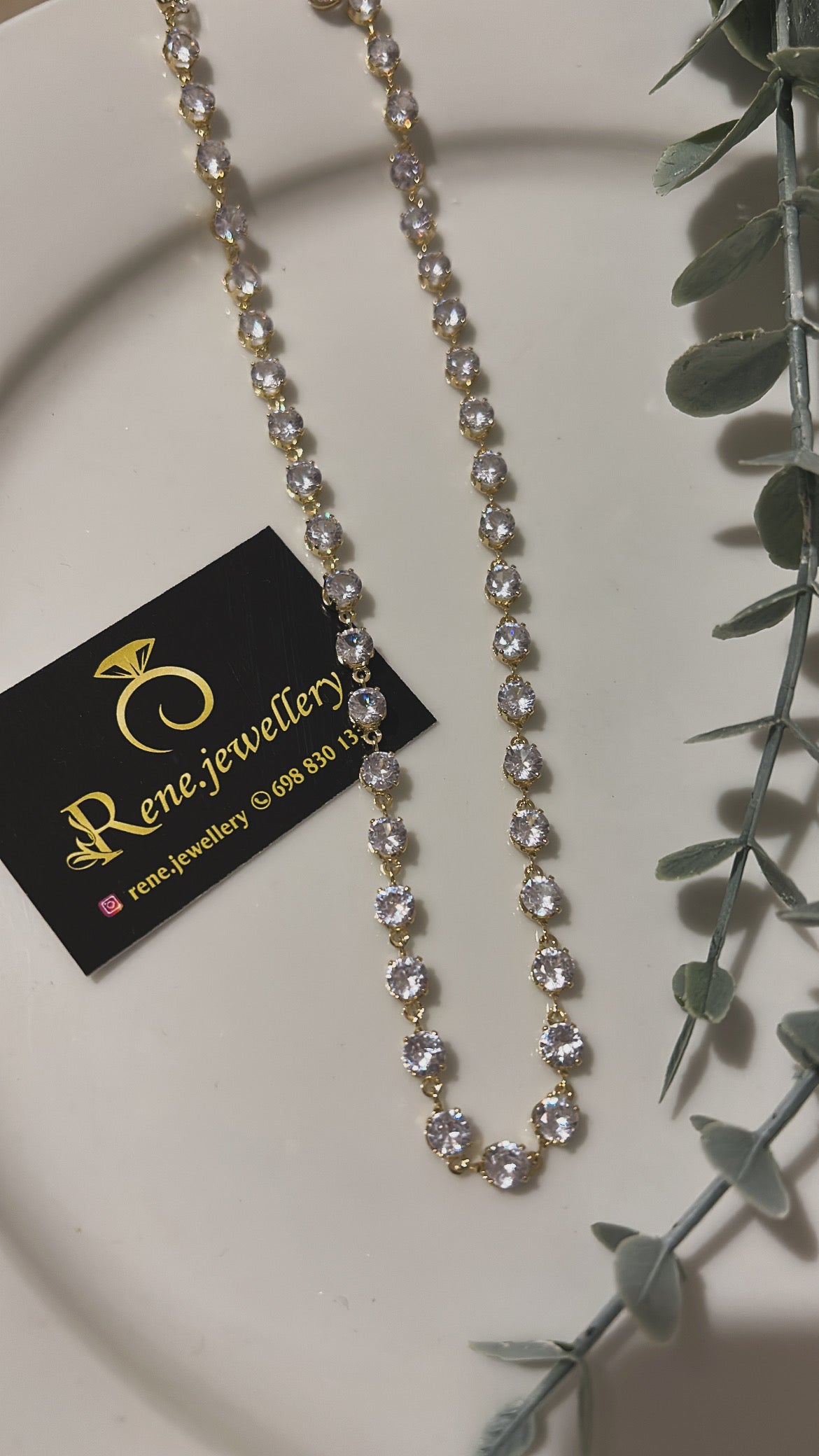 Κολιέ full diamonds