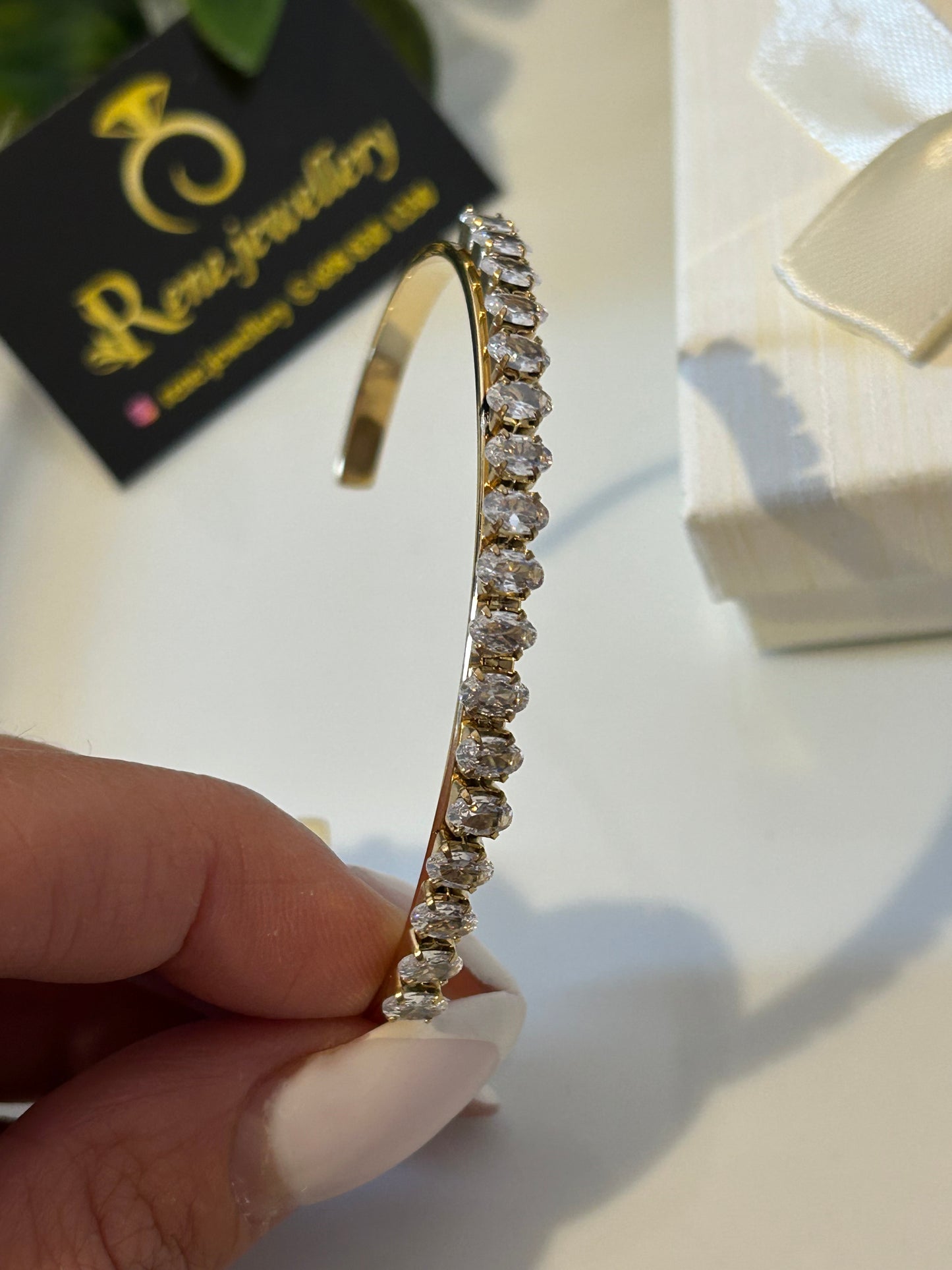 Βέργα με διαμαντάκια