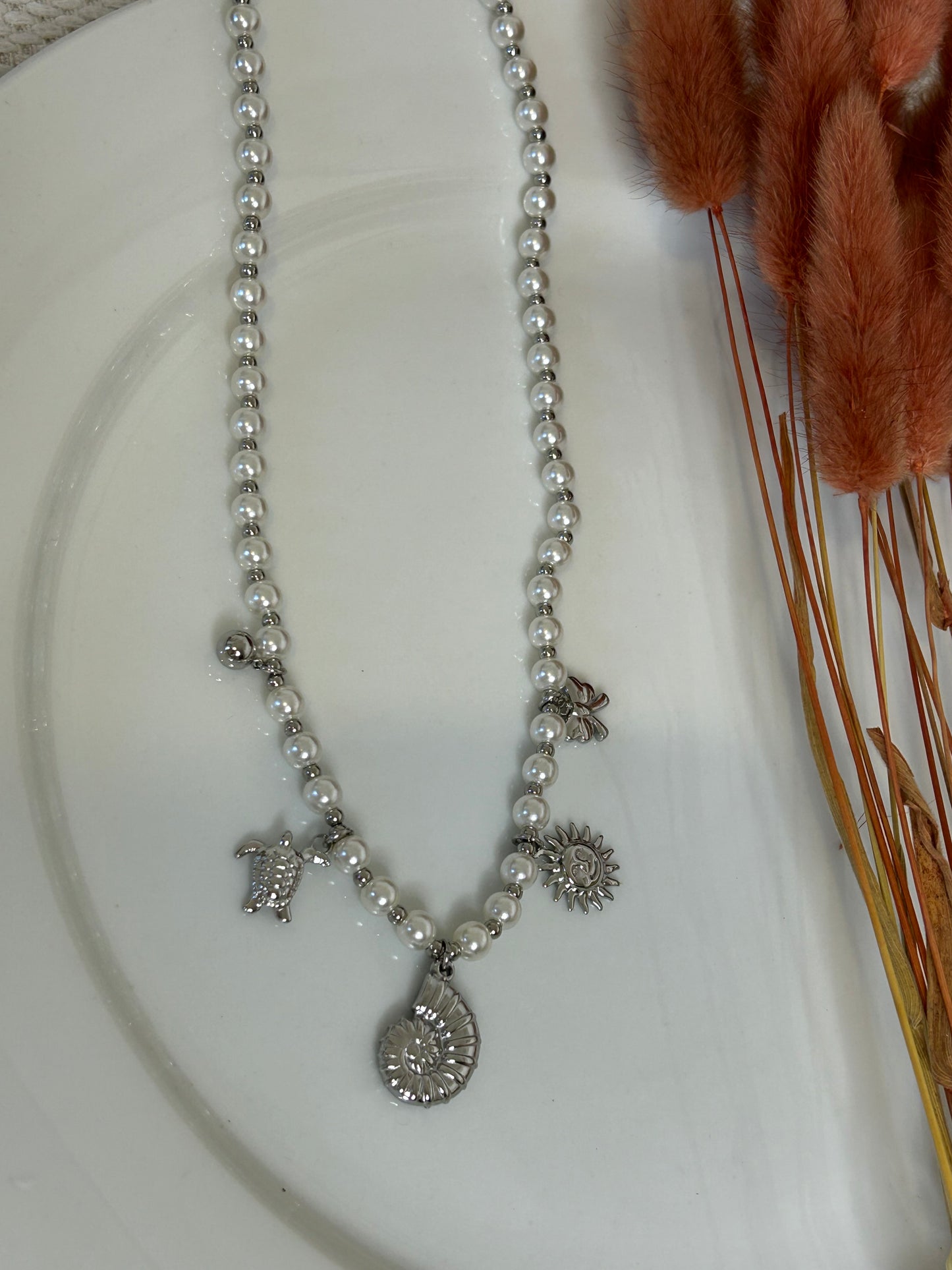 Κολιέ Perla με charms