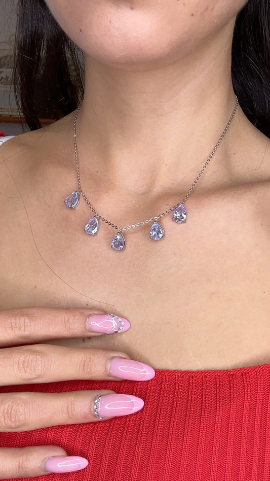 Κολιέ diamond white