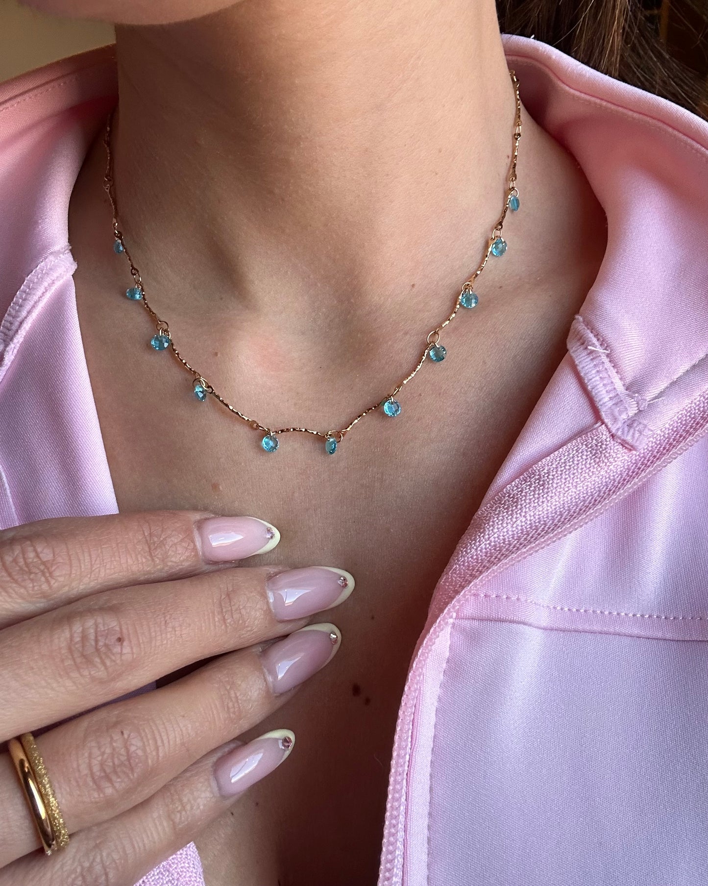 Κολιέ full summer blue