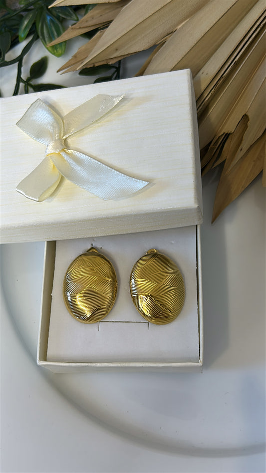 Σκουλαρίκι καρφωτό κουμπί