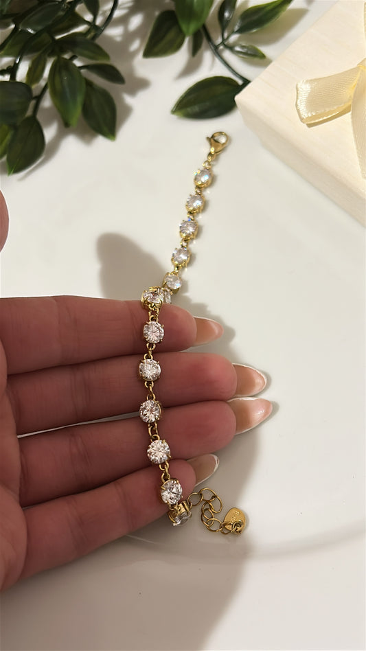 Βραχιόλι με διαμαντάκια celebrity